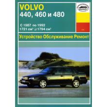 VOLVO 440, 460, 480, с 1987 по 1992 г., бензин. Руководство по ремонту