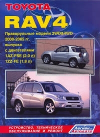 TOYOTA RAV4, с 2000 по 2005 г., RHD, бензин, Праворульные модели 