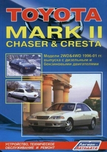 TOYOTA Mark II, Chaser, Cresta, с 1996 по 2001 г., бензин / дизель