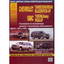 CHEVROLET Tahoe, Suburban, Blazer, Pick-Up / GMC Yukon, Jimmy, Pick-Up, с 1987 по 1999 г., бензин