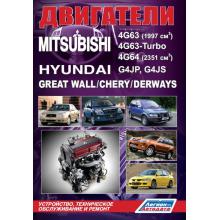 Mitsubishi двигатели 4G63, 4G64 и 4G63-Turbo. Hyundai двигатели G4JP и G4JS