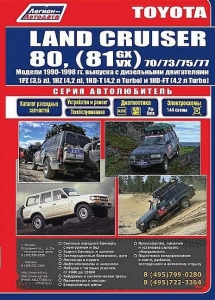 Toyota Land Cruiser 80, 81 GX/VX, а также 70/73/75/77 с 1990-1998 г., дизель. Серия Автолюбитель