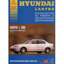 HYUNDAI Lantra, с 1995 г., бензин. Руководство по ремонту