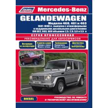 Руководство по ремонту GELANDEWAGEN 460, 461 и 463 с 1987-1998 г. Серия Профессионал